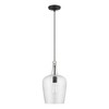 Livex Lighting Avery 1 - Light Pendant in  Black/Brushed Nickel - 4 of 4