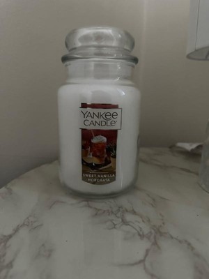 Candela In Giara Large Jar Sweet Vanilla Horchata Yankee Candle  5038581158747 vendita online