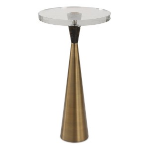 Uttermost Holton Tapered Brass Accent Table - 1 of 4
