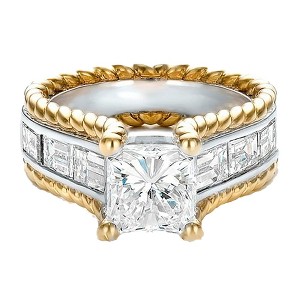 Charlie Engagement Pave CZ  Womens Ginger Lyne Collection Size 5 (5) - 1 of 4