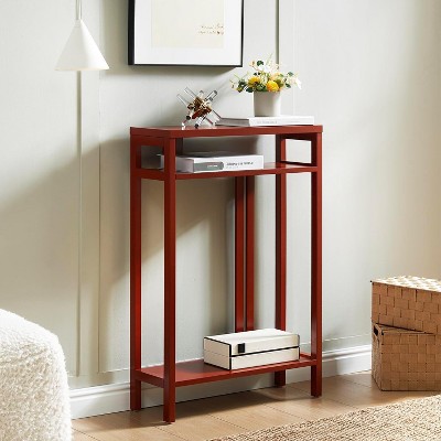 Kings Brand Furniture Wood Console Table with 2 Shelves - Minimalist Entryway Table