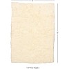 HomeStock New Flokati 1400gram Natural 5x8, Flokati, Hand Woven Rug - 3 of 4