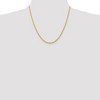 Black Bow Jewelry 3mm, 14k Yellow Gold, D/C Quadruple Rope Chain Necklace - 2 of 4