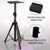Pyle Dual Studio Monitor Speaker Stand Mounts, Universal Device Stands, Adjustable Height, Anti-Slip Pads, Tripod Base (Pair) - 3 of 4