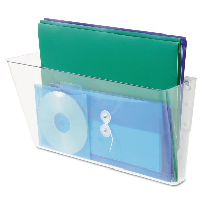 Deflecto Stackable Wall File Legal One Pocket Clear 74301