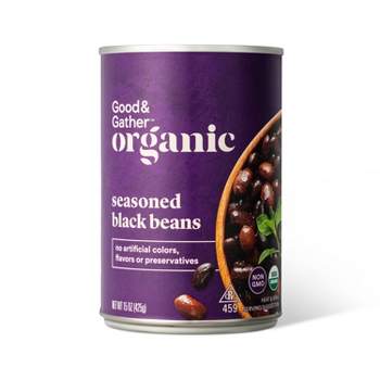 Organic Seasoned Black Beans -15oz - Good & Gather™