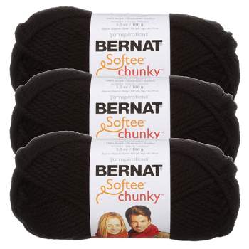 Bernat Softee Chunky Yarn (6-Pack) Grey Ragg 161128-28047