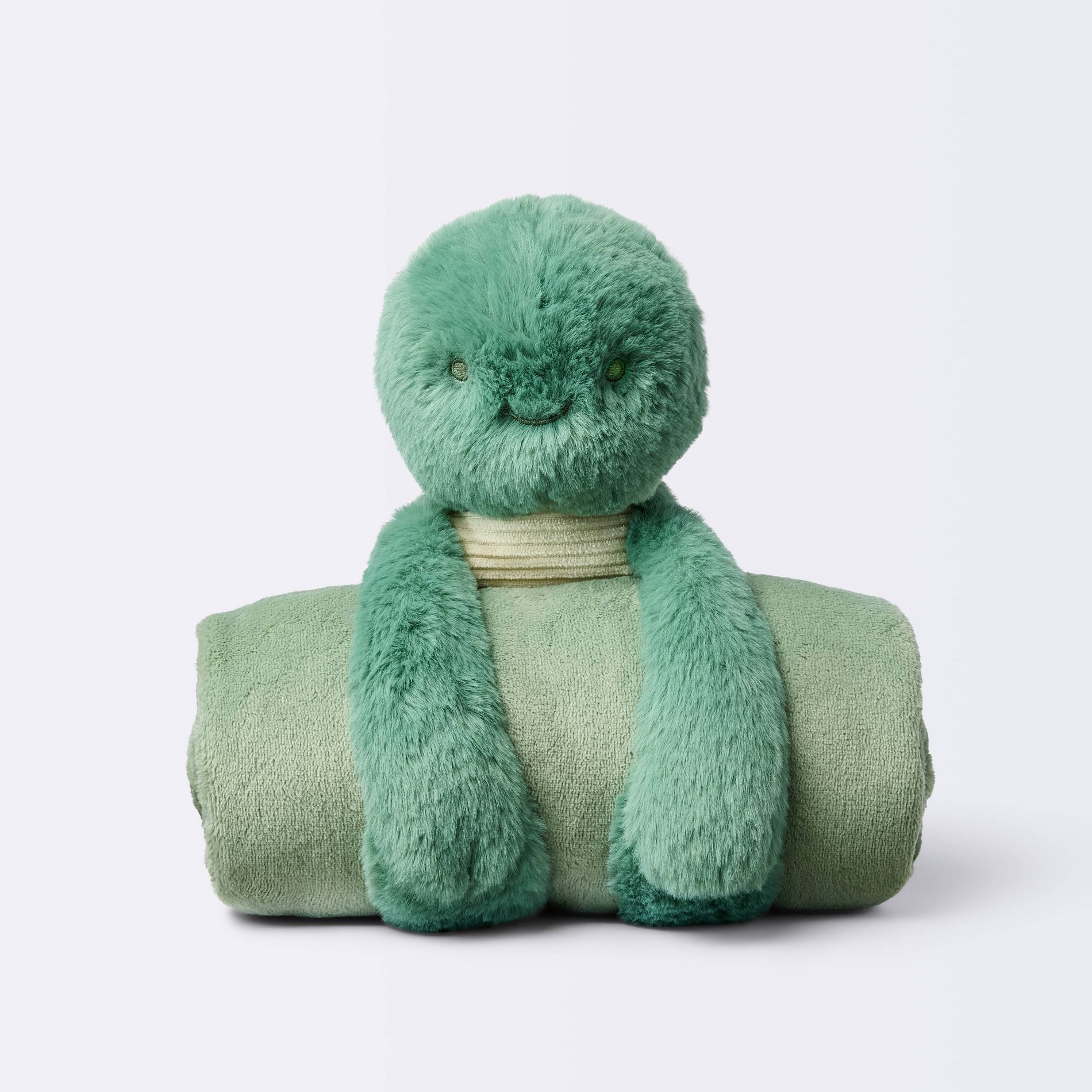 Plush Blanket with Soft Toy - Turtle - Cloud Island™: Zoo Animal Theme, 40" Height, 1.12 Lbs