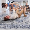 Vynxaria LOOM & LUXE 2' x 3' Abstract Area Rug - Stylish, Stain-Resistant, Non-Shedding - 2 of 4