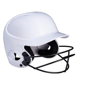 Mizuno Mvp Series Solid Batting Helmet With Fastpitch Softball Mask - 1 of 2