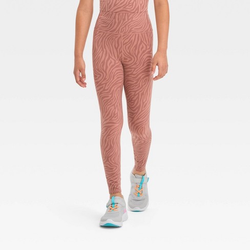 Girls' Everyday Soft Leggings - All In Motion™ Copper XS