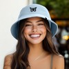 Dalix Butterfly Cotton Bucket Hat Lightweight Outdoor Travel Beach Everyday Womens - 3 of 4