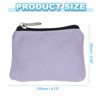 Unique Bargains Canvas Portable Home Change Coin Purse Pouch Bags with Zipper - 2 of 4