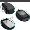 PetAmi Dog Purse Carrier, Airline Approved Soft Sided Pet Carrying Bag Pockets, Ventilated Puppy Cat Travel Carry Tote, Fleece Bed - 3 of 4
