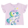 My Little Pony Starshine Big Girls T-Shirt and Leggings Outfit Set Violet / Beige 10-12 - 3 of 4