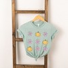 The Juniper Shop Pumpkin And Flowers Kids Short Sleeve Tee - 2 of 2