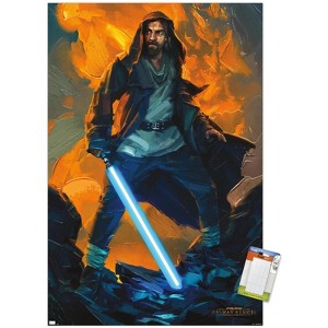 Trends International Star Wars: Obi-Wan Kenobi - Obi-Wan Mustafar Unframed Wall Poster Prints - 1 of 4