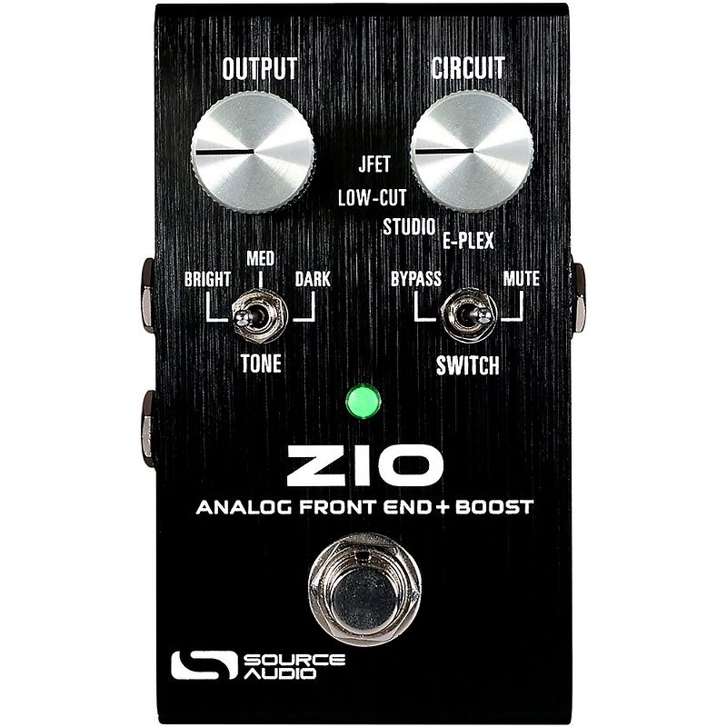 Source Audio Zio Analog Front End Boost Effects Pedal Black, 1 of 2