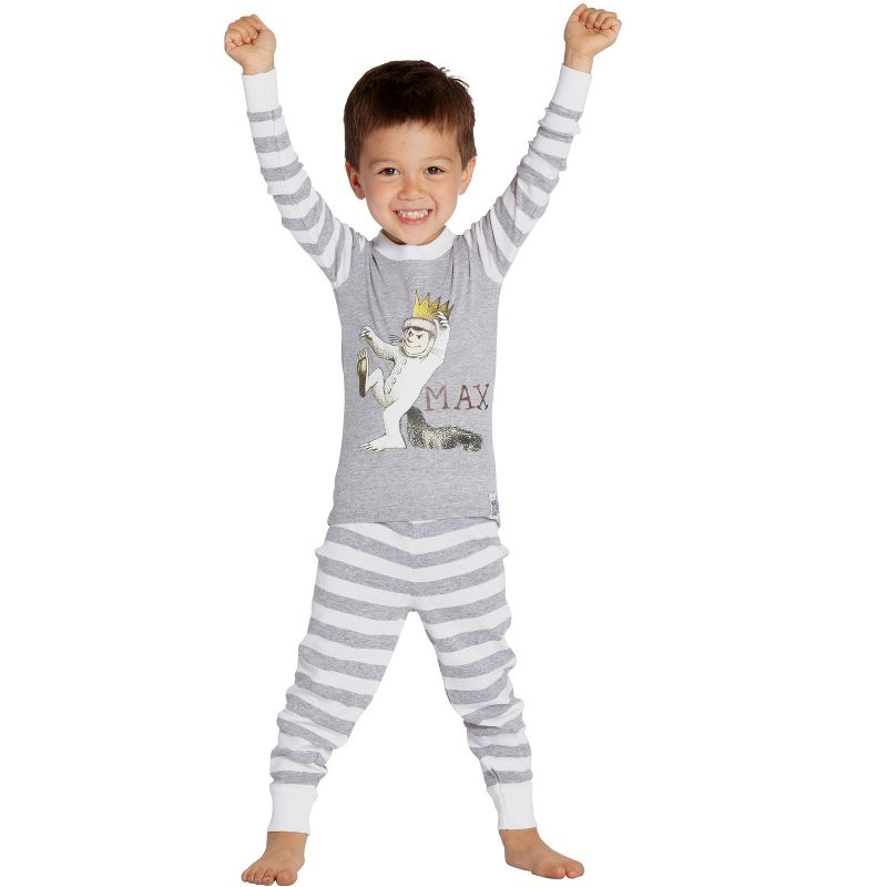 Where The Wild Things Are Boys Toddler Max Cotton Pajama Set, 4 of 6