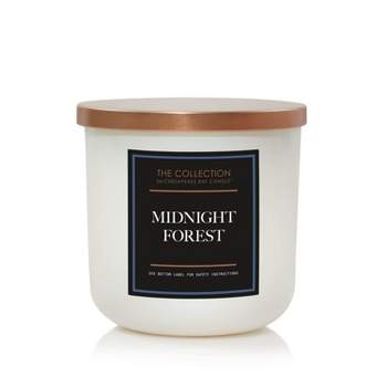 2-Wick White Glass Midnight Forest Lidded Jar Candle 12oz - The Collection by Chesapeake Bay Candle