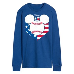 Men's - Disney - Americana Long Sleeve Graphic T-Shirt - 1 of 4