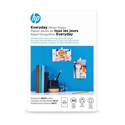 Hp 5x7 60ct Advanced Photo Glossy Printer Paper - White (q8690a