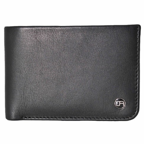 Jack Abrahams - Jack Abrahams Goat Nappa Leather Bi-Fold Compact Wallet Black - image 1 of 4