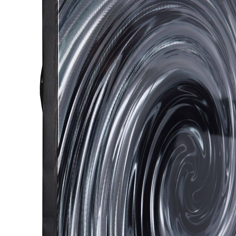 Laney Swirl Circle Brushed Aluminum Abstract Panel Silver - StyleCraft, 6 of 8