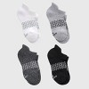 Hanes Boys' 4pk Absolute Active Heel Shield Socks - White - 4 of 4