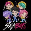 Juniors KPop Demon Hunters Saja Boys Chibi Group T Shirt - 2 of 2