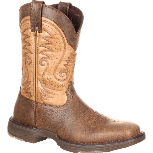 Women's Brown Leather Boots With Brown Shaft— Removable Arnes – Texas Boot  Ranch