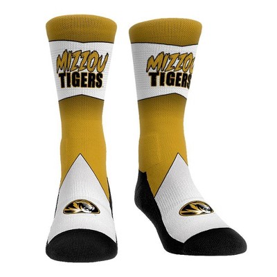 NCAA Missouri Tigers Adult Battle Call Crew Socks - L/XL