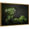 23" x 16" Chrysanthemum and Grape by Lydia Jacobs Framed Wall Canvas - Amanti Art: Modern Still Life with Gold Frame - 2 of 4