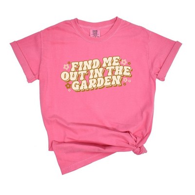 Simply Sage Market Women's Find Me In The Garden Short Sleeve Garment Dyed Tee