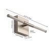 JONATHAN Y Makena Modern Minimalist Dimmable Integrated LED Metal Wall Sconce - 4 of 4