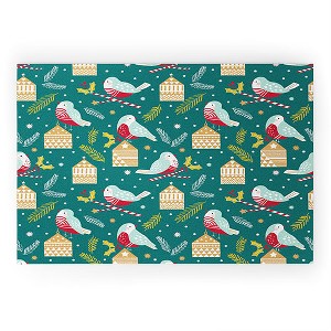Wendy Kendall robins Looped Vinyl Welcome Mat - Society6 - 1 of 4