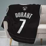 Sleep Squad Brooklyn Nets Kevin Durant 60 x 80 Raschel Plush Jersey Blanket
