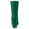 Allegra K Women's Rounded Toe Foldable Ankle Block Heel - 2 of 4