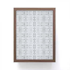 Becky Bailey Shibori Diamonds Framed Mini Art Print 4" (H) x 3" (W) x 1" (D) - Society6 - 1 of 3