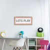 Stupell Industries Let's Play Floral Pattern Floating Frame Canvas Art - 3 of 4
