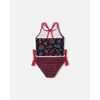 Deux par Deux Girl Printed Two-Piece Swimsuit Black and Blue and Pink Items - 11-12 Years - 3 of 4