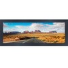 PosterPalooza | Panoramic Modernist Black Picture Frame - UV Acrylic, Foam Board Backing, Hanging Hardware - 2 of 4