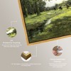 Art Remedy Meadow Brook by Charles Paul Gruppe Classic Landscape and Portrait Wall Art Framed - 4 of 4