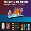 Garvee LED Liquor Bottle Display Shelf - 1 Tier 24 Inch with Remote & App Control, 16 Colors, 4 Music Modes - 3 of 4