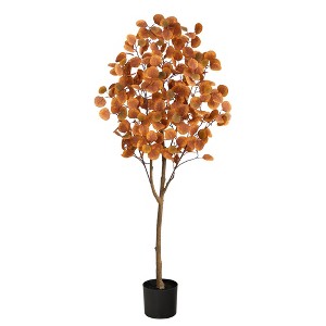 Nearly Natural 5’ Autumn Eucalyptus Artificial Tree - 1 of 1