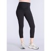 Women's High Waist Over the Belly Active Pocket Crop Legging | Motherhood Maternity - 2 of 4