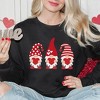Simply Sage Market Women's Graphic Sweatshirt Valentine's Gnomes - 2 of 4