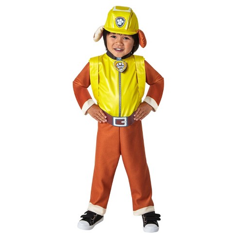 Chase Costume Hat and Jumpsuit for Boys, Deluxe Paw Patrol Movie