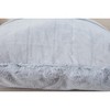 Agnes Luxury Chinchilla Faux Fur Pillow (18 In. x 18 In.) - 4 of 4