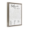 Stupell Industries Bathroom Word Search Family Fun Floating Frame Canvas Art - 2 of 4